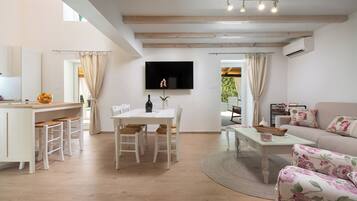 Villa, 2 Bedrooms, Accessible, Smoking | Living area | Books