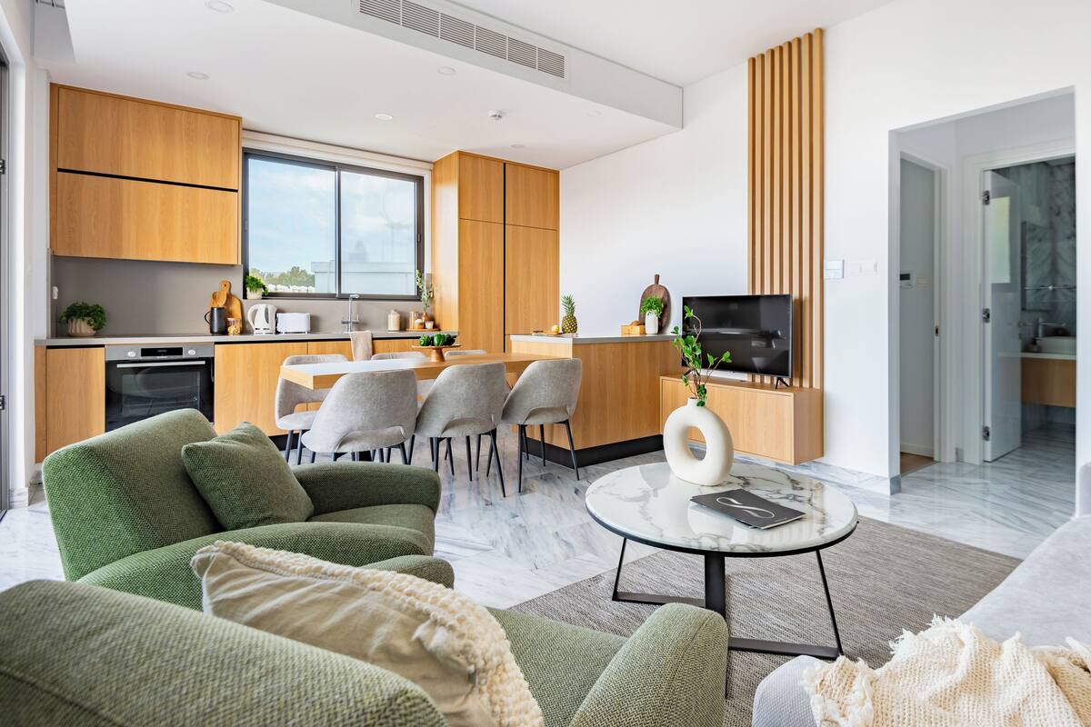 Apartamento, 1 quarto, sacada | Sala de estar