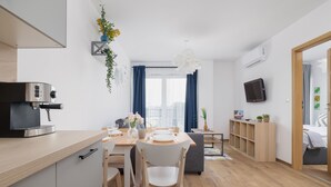 Apartment, 1 Bedroom, Balcony | Dining room - Air Conditioned Apartment by Renters (Kraków)