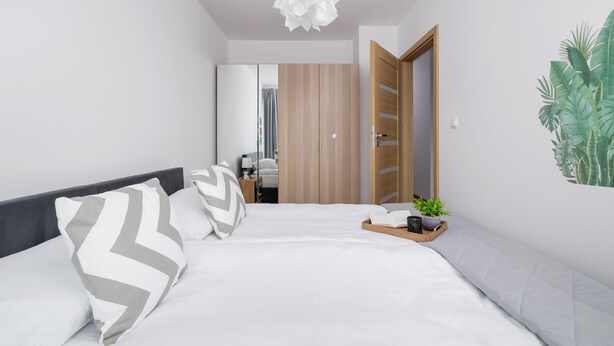 Apartment, 1 Bedroom, Balcony | 1 bedroom, laptop workspace, individually decorated, bed sheets - Air Conditioned Apartment by Renters (Kraków)