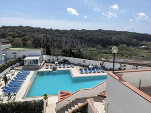 Outdoor pool, a heated pool - Villa Gilda, silence and relaxation Forio Island of Ischia app. "D" (Forio)