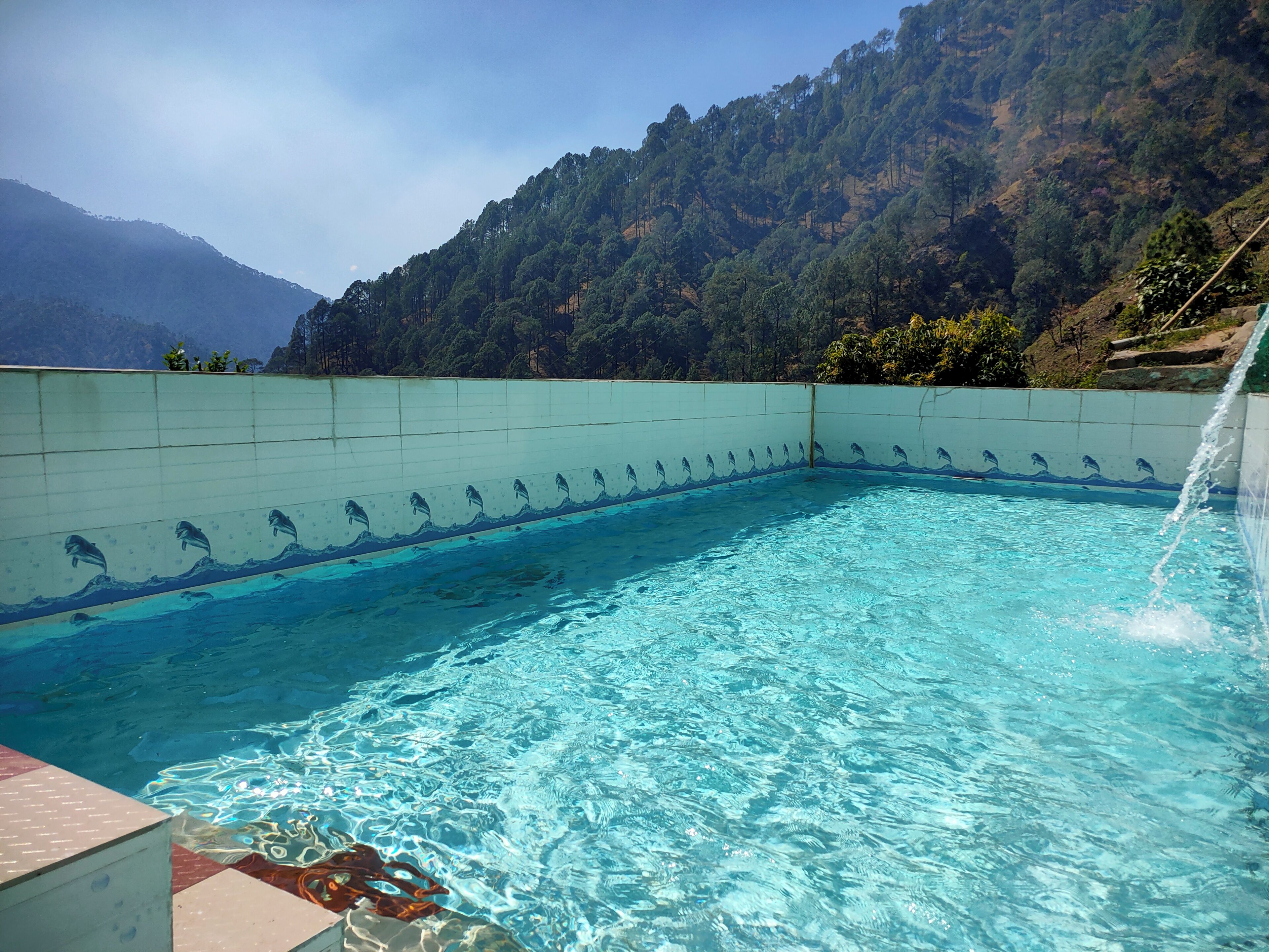 Alberca al aire libre 