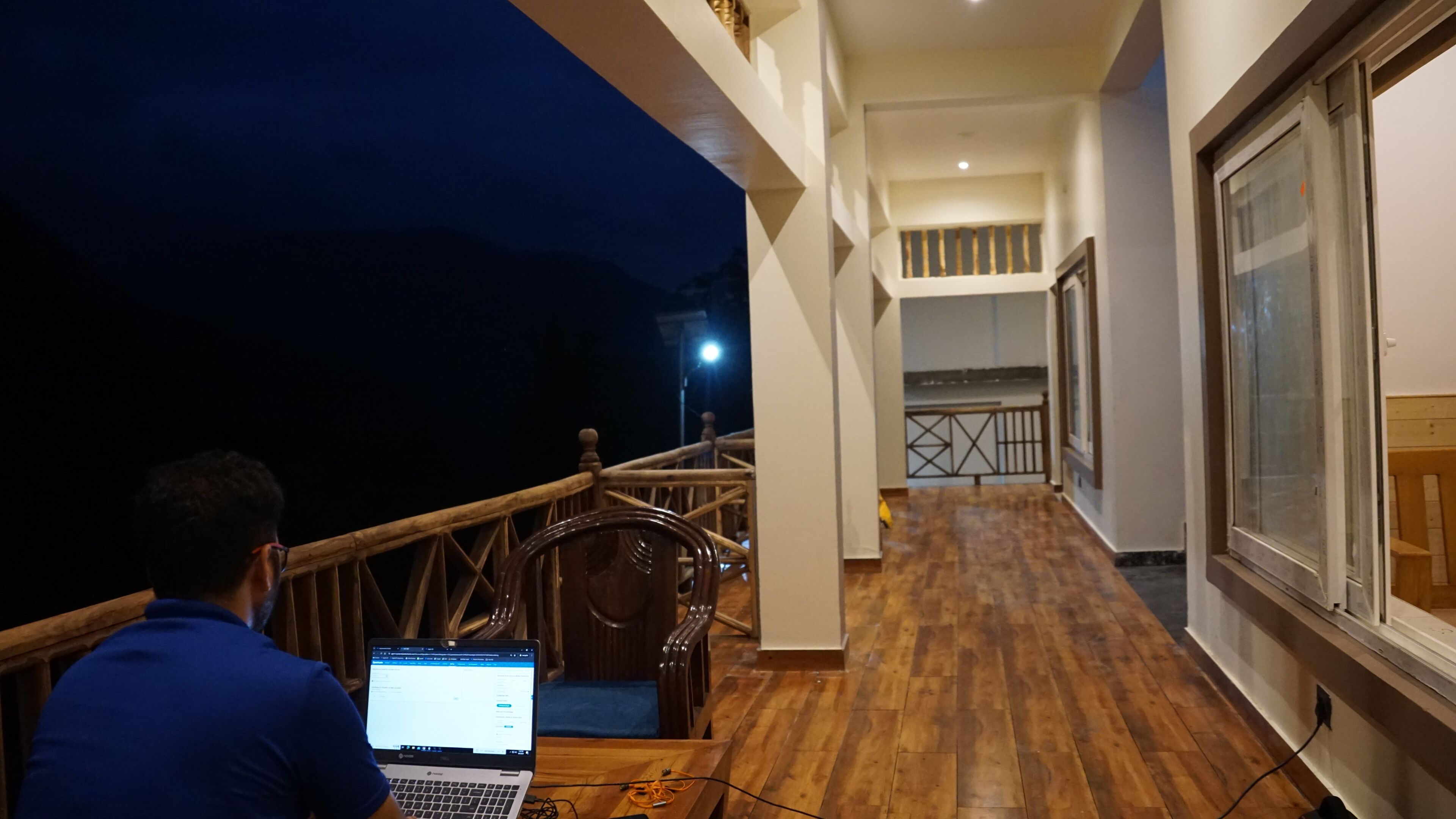 Luxury-Doppelzimmer, Bergblick | Blick vom Balkon