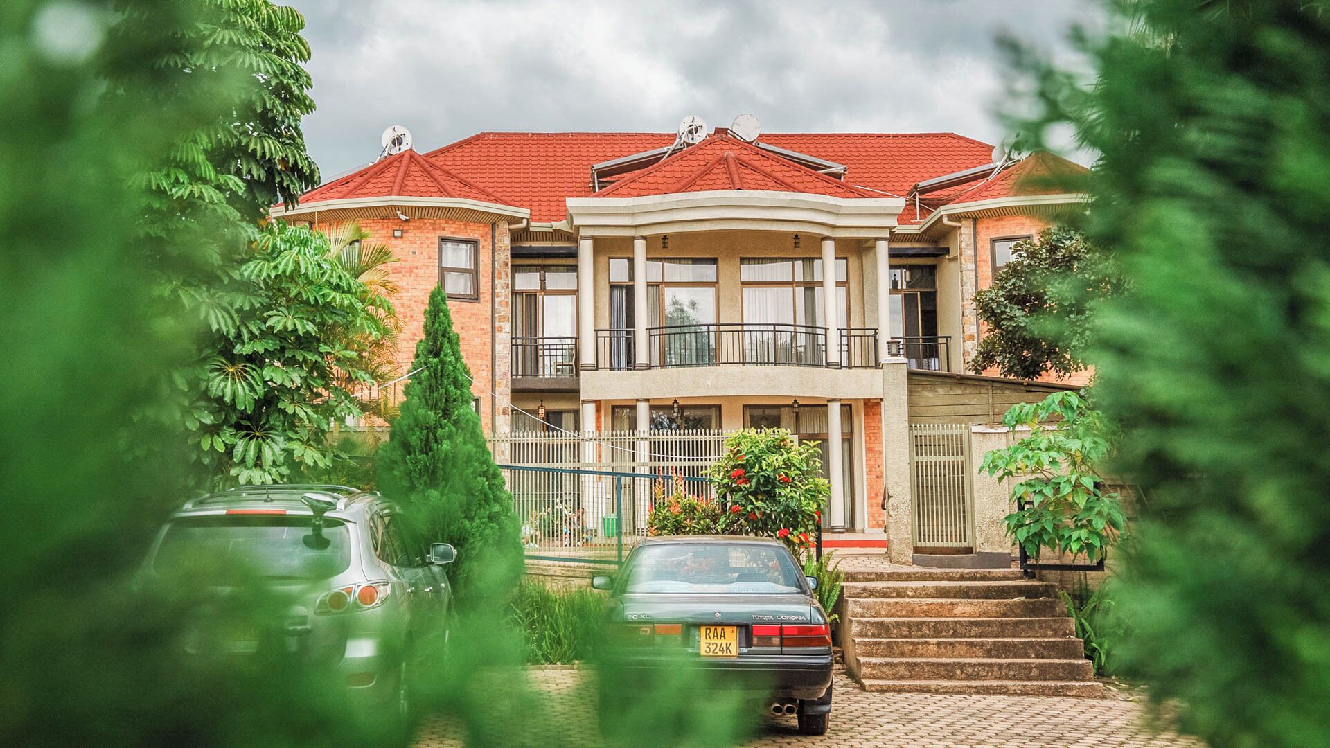 Fachada da propriedade