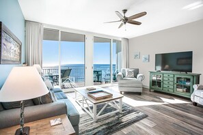Condo, Multiple Beds (Aqua Resort 905) | Living area - Aqua Resort 905 (Panama City Beach)