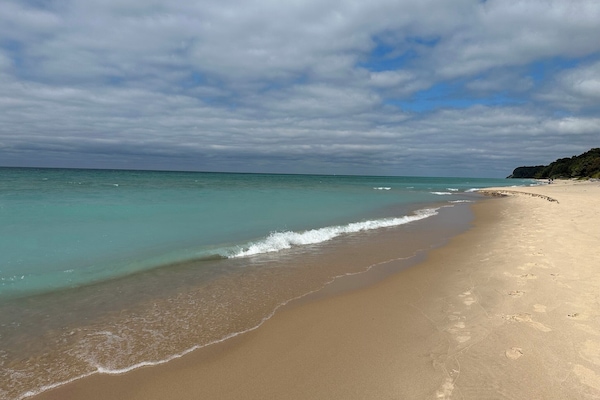 Sillas reclinables de playa, toallas de playa