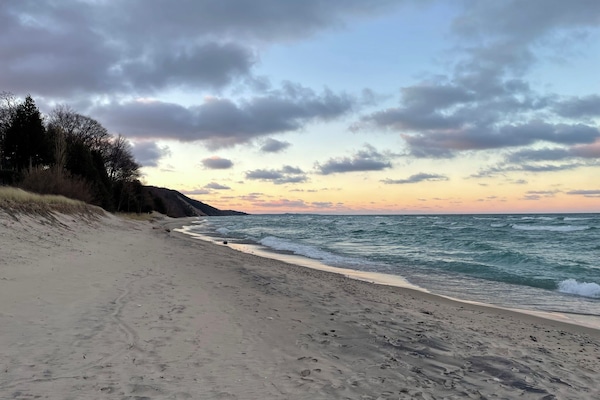 Take in the amazing views of Lake Michigan