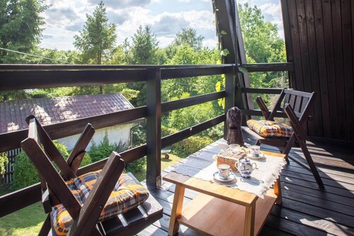 Holiday home by the lake, sauna, boat, bicycles