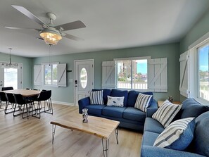 House, Multiple Beds, Balcony (PC Beach Retreat C - No Pets Allowed) | Living area | 42-inch TV with digital channels - PC Beach Retreat C (Panama City Beach)