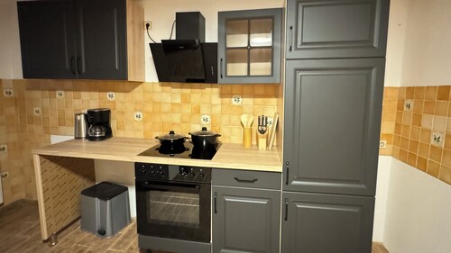 Gemütliche Ferienwohnung Familienfreundlich! Mit 1 Kinderbetten