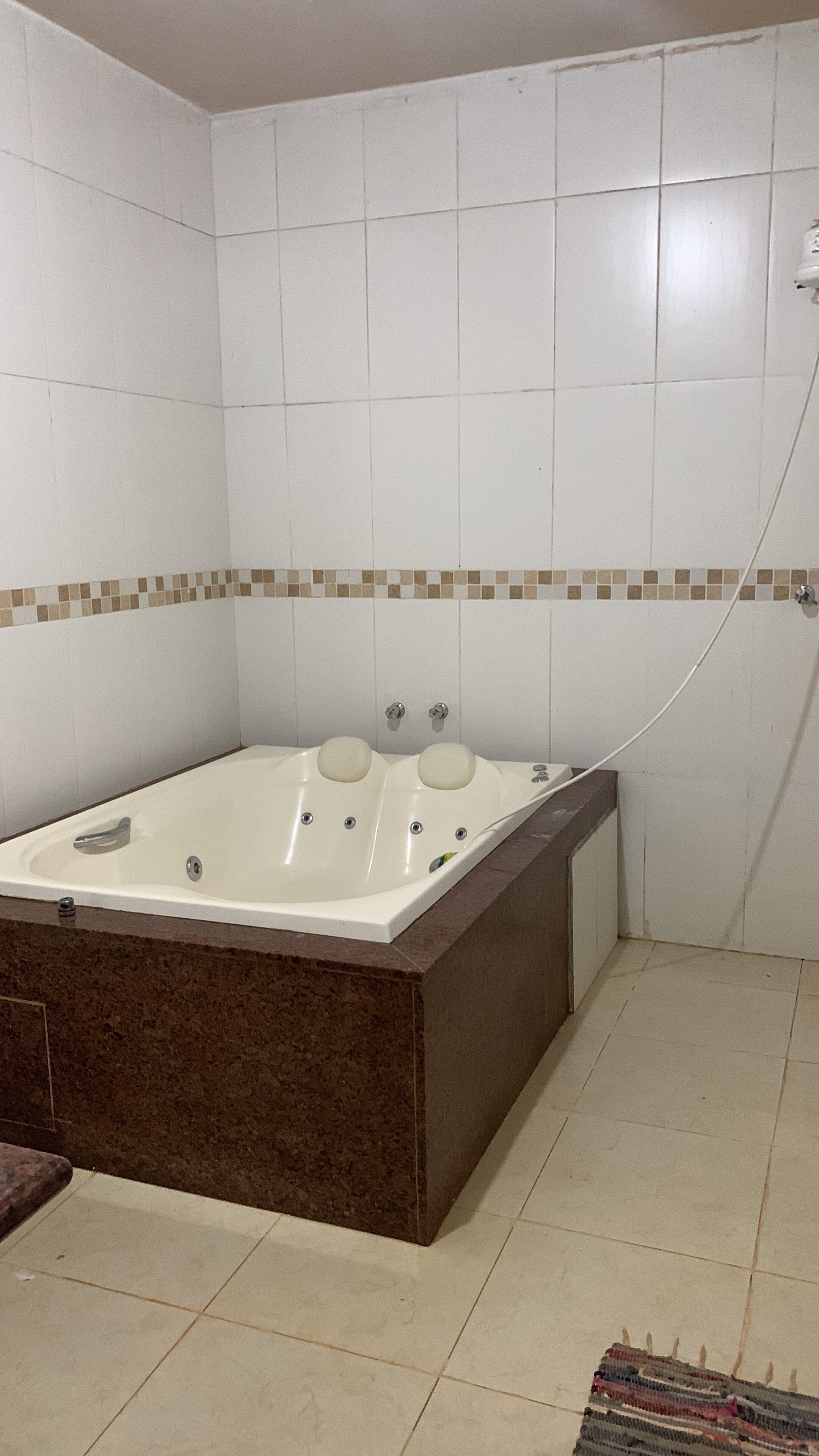 Ducha, bidé, toallas y jabón