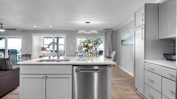 House, Multiple Beds (Breezy on the Bay) | Private kitchen | Oven, toaster, paper towels