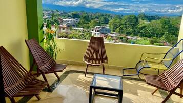 Habitación básica doble | Terraza o patio