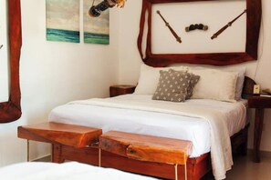 1 غرفة نوم وواي فاي وملاءات أسرّة