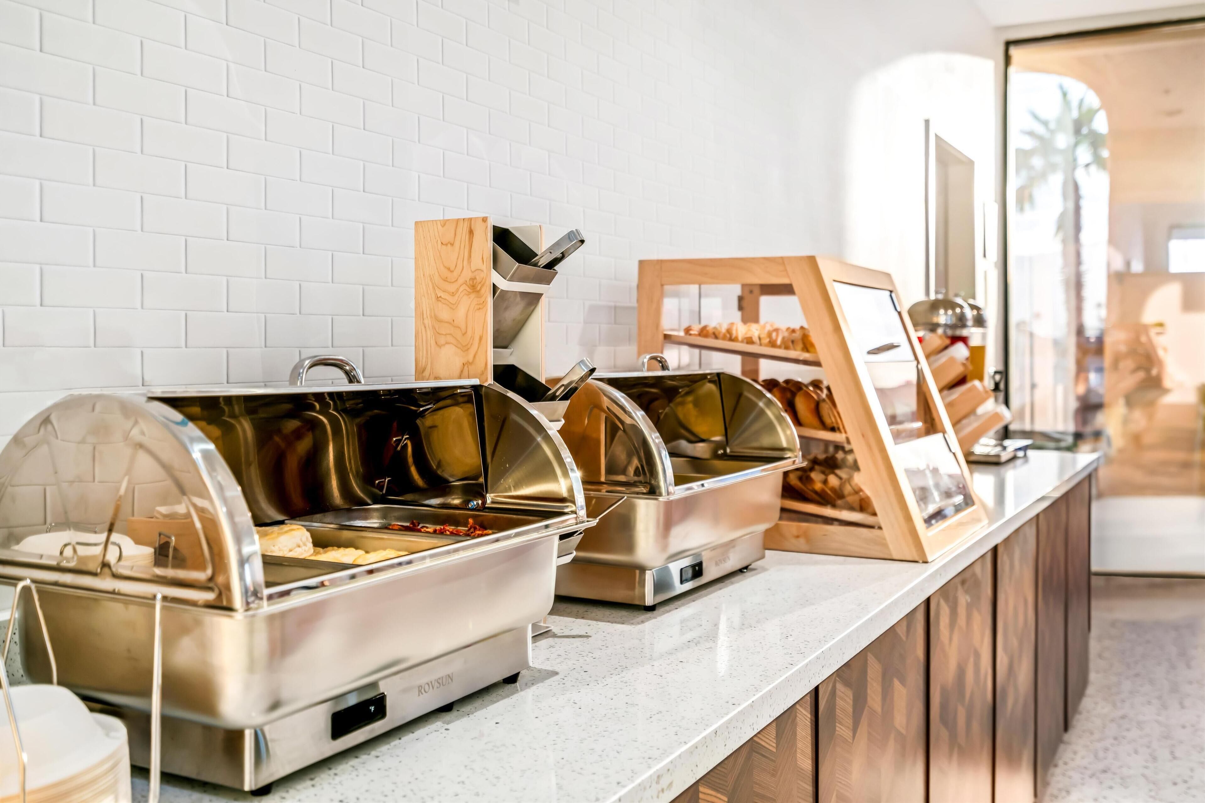 Free daily self-service breakfast 