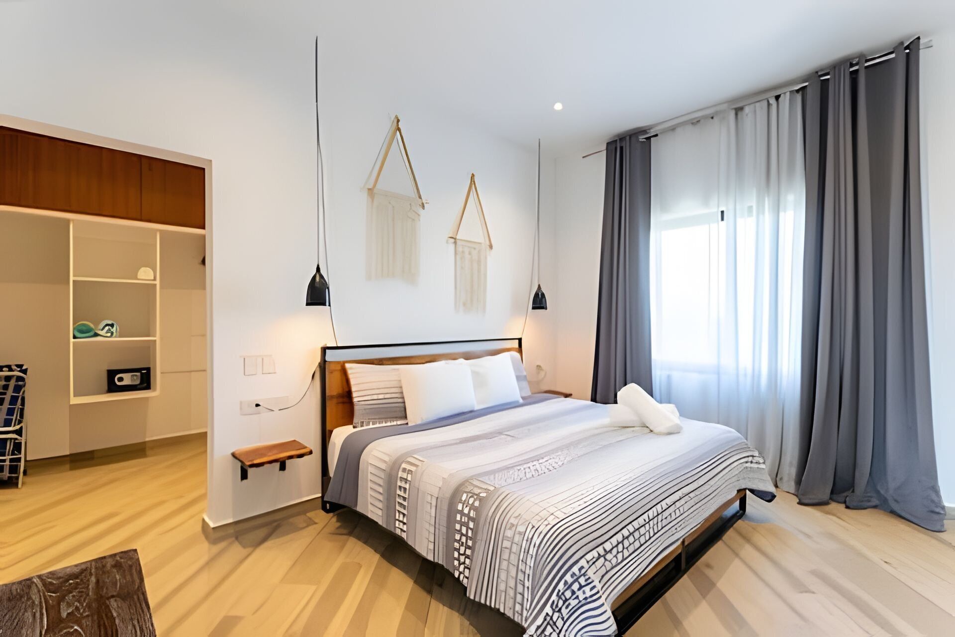 Comfort appartement | 1 slaapkamer, luxe beddengoed, donsdekens, Select Comfort-bedden