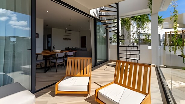 Apartemen Comfort | Tempat makan outdoor