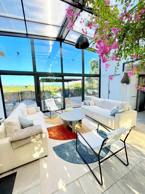 Villa, Mountain View | Living area - NUIKI Lodges (Montsegur-sur-Lauzon)