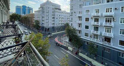 Charming 1-bedroom apartment with view to Formula 1/AC in peaceful Baku