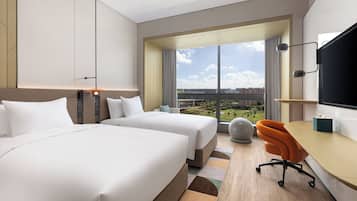 1 Schlafzimmer, Daunenbettdecken, Zimmersafe, Verdunkelungsvorhänge