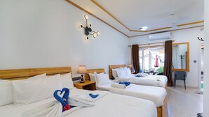 Family Quadruple Room, Patio, Garden View | Egyptian cotton sheets, premium bedding, Tempur-Pedic beds, minibar - Tropico villa (Ukulhas)