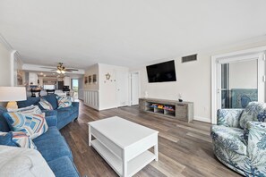 Smart TV, books - Beachfront Condo on the Boardwalk with Ocean Views (Virginia Beach)