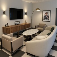 55-inch LCD TV with satellite channels