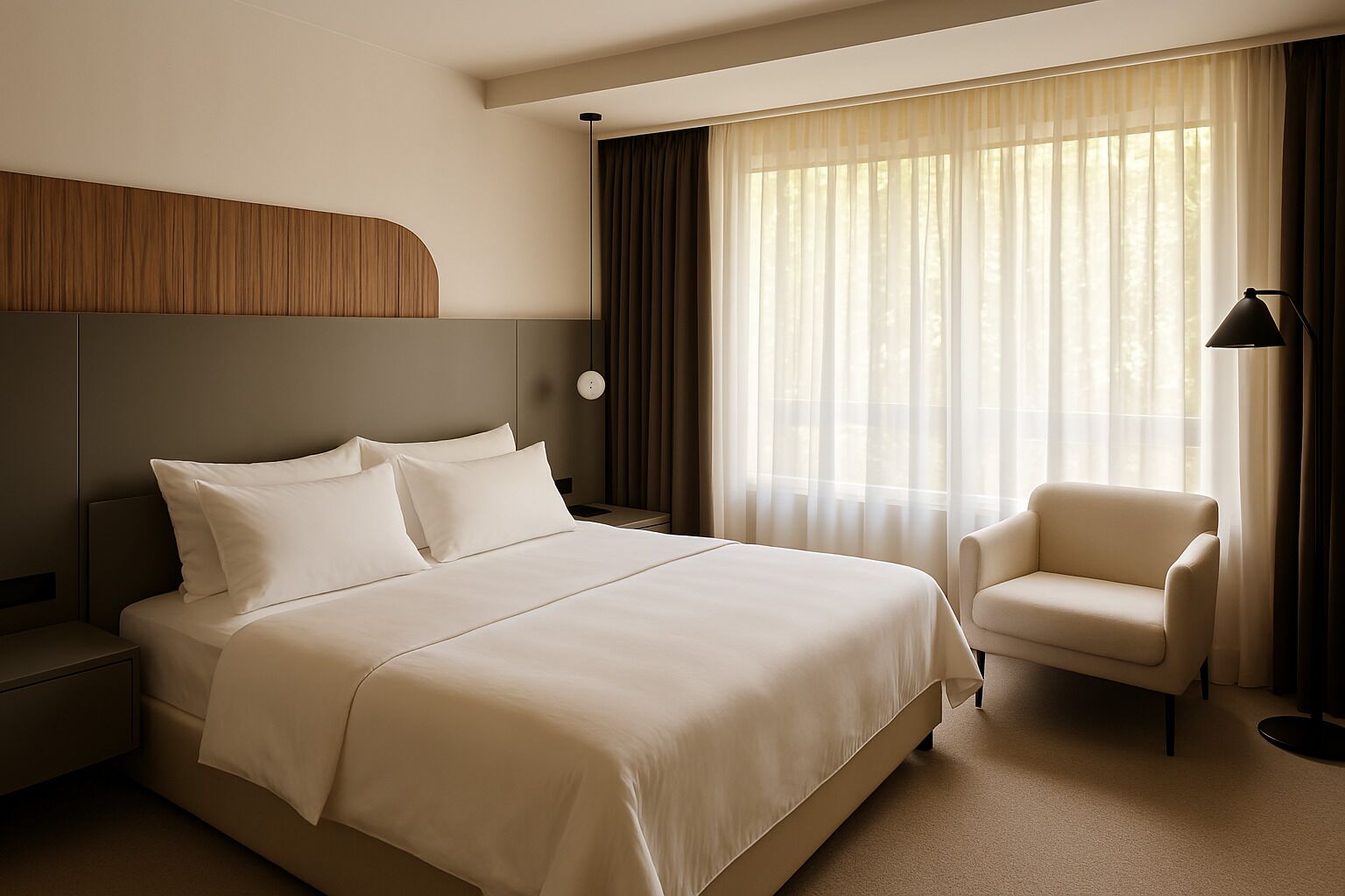 Chambre Double Standard, 1 chambre, vue ville