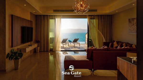 Luxury Apartment, 2 Bedrooms, Sea View | View from room - Sea Gate Resort (Sweimeh)