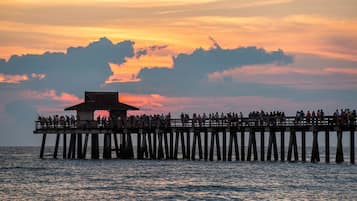 Beach nearby, white sand