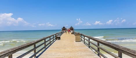 Beach nearby, white sand