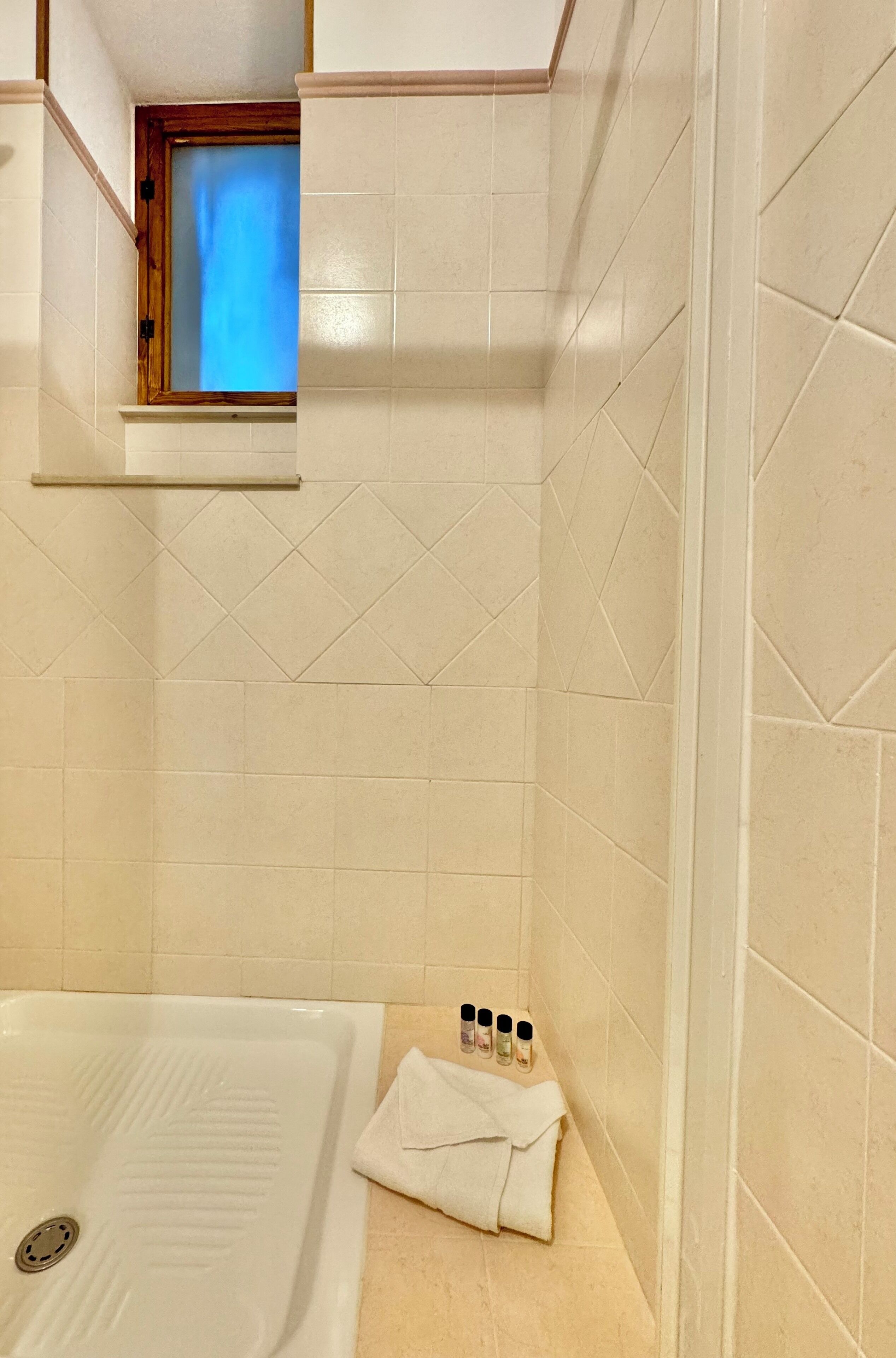 Dusche, kostenlose Toilettenartikel, Haartrockner, Bidet