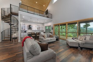 TV connectée, cheminée