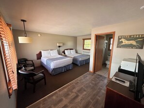 Basic Double Room | Desk, laptop workspace, iron/ironing board, free WiFi - Grant Hills Motel (Galena)