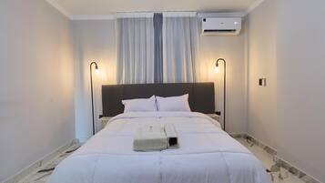 1 多间卧室、办公桌、熨斗/熨衣板、免费 WiFi