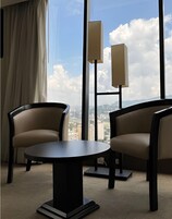 Junior Room, City View | In-room safe, desk, laptop workspace, iron/ironing board