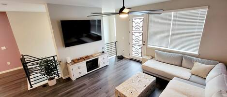 スマートテレビ、暖炉