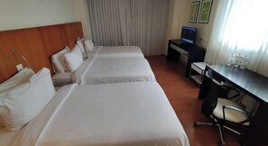 Habitación triple superior | Tabla de planchar con plancha y wifi gratis 