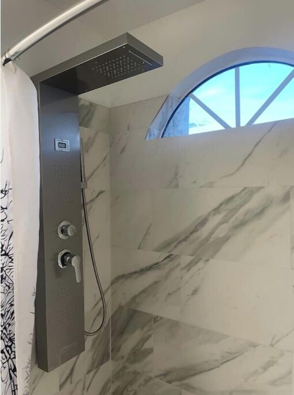 Towels, soap, toilet paper