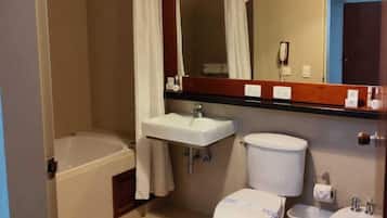 Free toiletries, hair dryer, towels, soap
