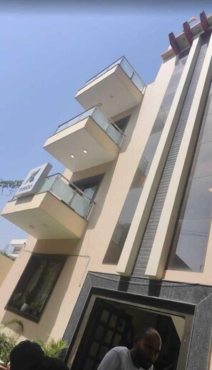 Façade de l’hébergement