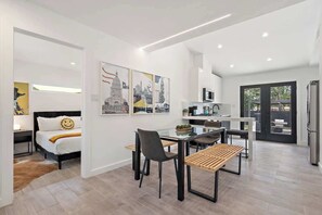 Dining - Modern ATX 4BR | HotTub, Mini Golf, & Basketball (Austin)