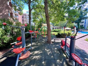 Children's area - Cozy apartment in amazing Sunny Beach with WiFi, AC just 50 m to the beach  (Sunny beach)