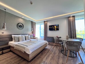 1 bedroom, iron/ironing board, WiFi, bed sheets - Cozy apartment in amazing Sunny Beach with WiFi, AC just 50 m to the beach  (Sunny beach)