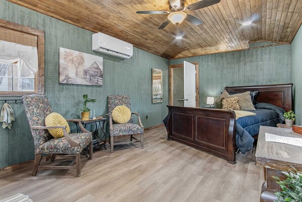 1 غرفة نوم وواي فاي وملاءات أسرّة