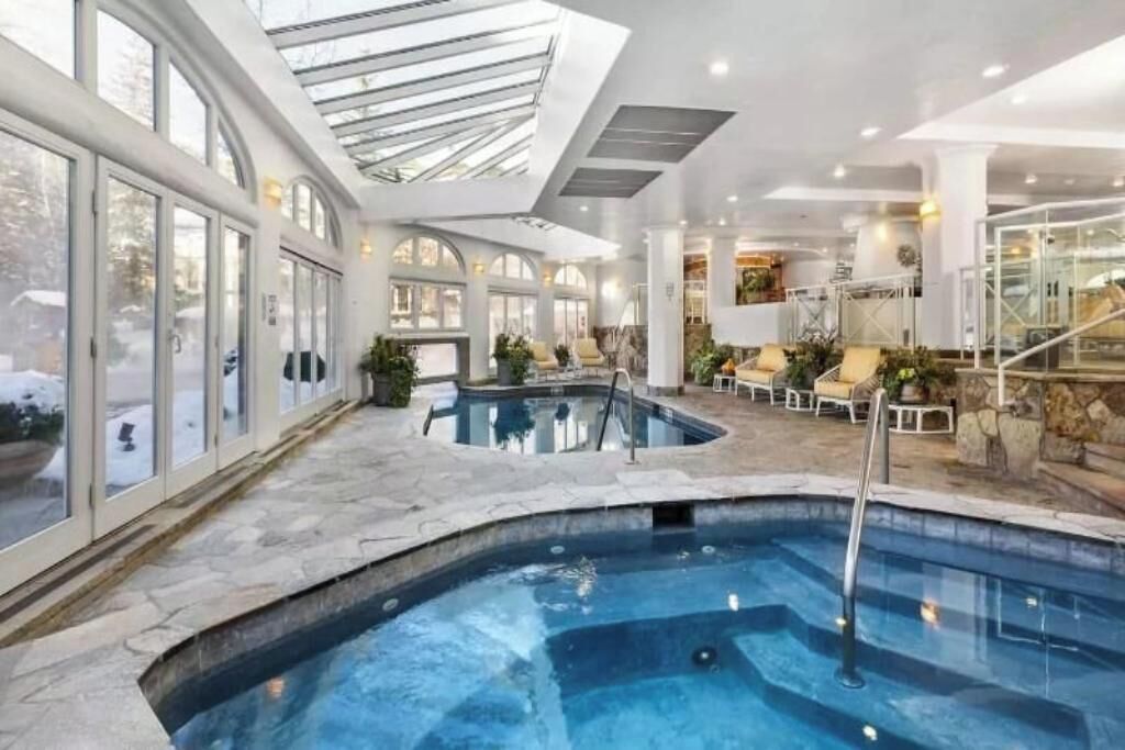 Indoor pool, a heated pool
