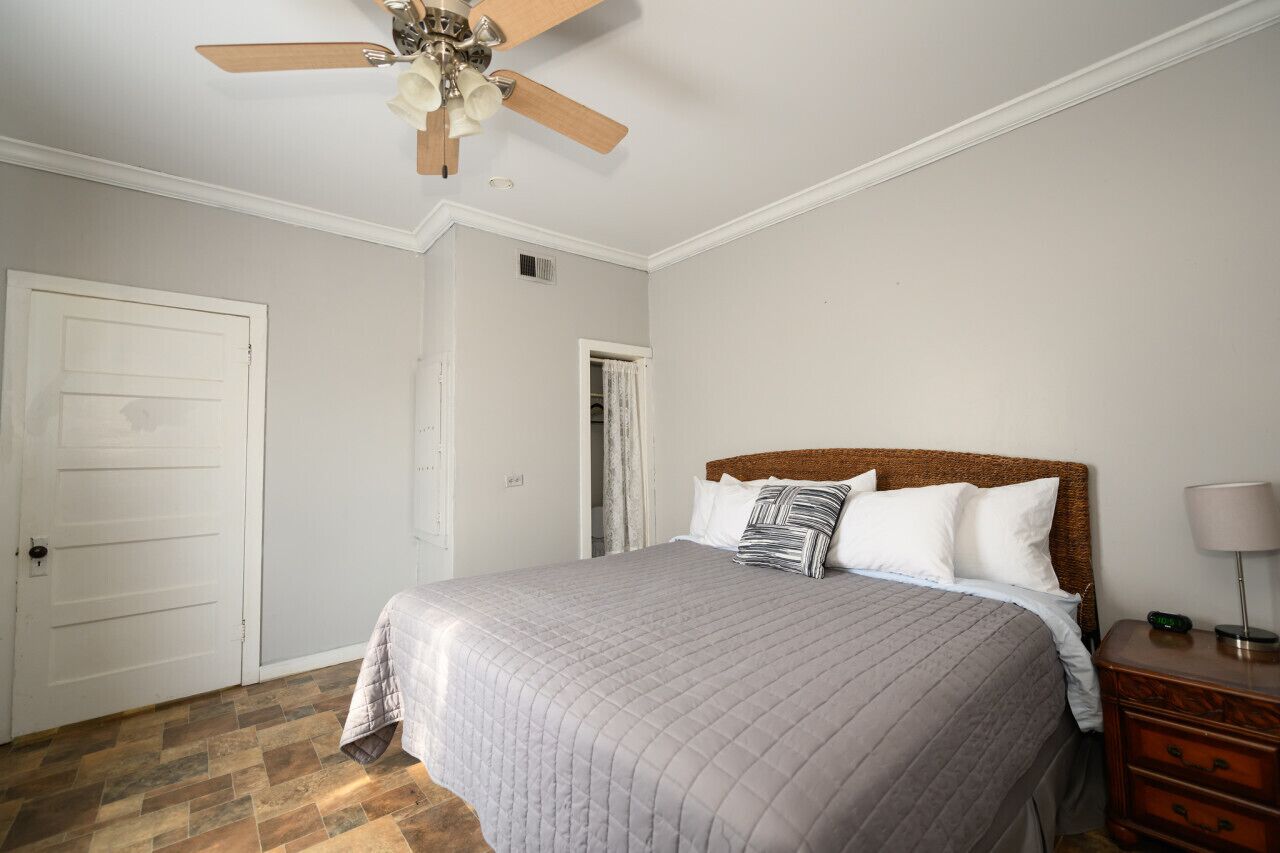 1 bedroom, iron/ironing board, travel crib, free WiFi