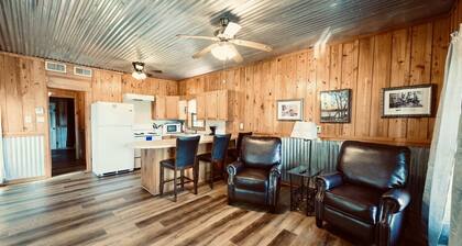 Peaceful cabin tucked in back of orchard with lake access