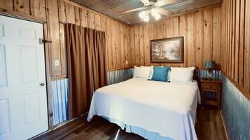 1 bedroom, iron/ironing board, travel crib, WiFi (free)