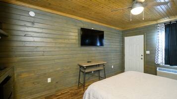1 bedroom, iron/ironing board, travel crib, WiFi (free)
